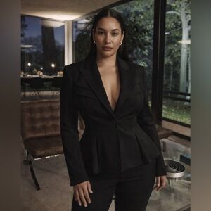 Hybrid & Company Black Stretch Blazer | Women’s Plus Size 3X | NWT Jacket